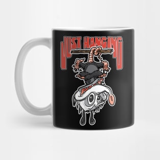 Upside Down Possum Just Hanging Mug